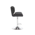 Reilly Adjustable Faux Leather Barstool