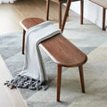 Solid Oak Wood Bench