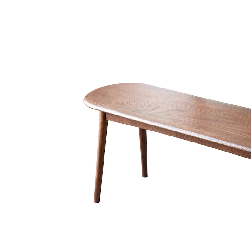 Solid Oak Wood Bench