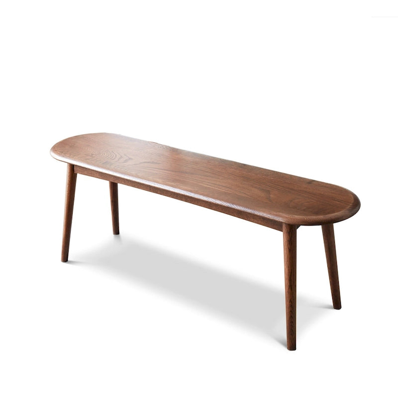 Solid Oak Wood Bench