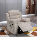 Velvet Wall Hugger Recliner Chair with Massage, Heat & Timer