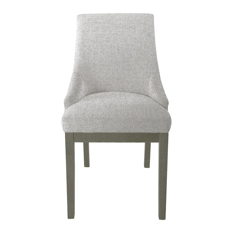 Polyester Blend & Wood Upholstered Barrel Accent Chair with Curved Back