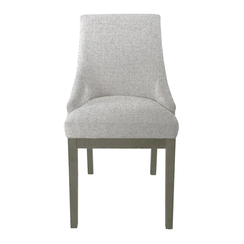 Polyester Blend & Wood Upholstered Barrel Accent Chair with Curved Back