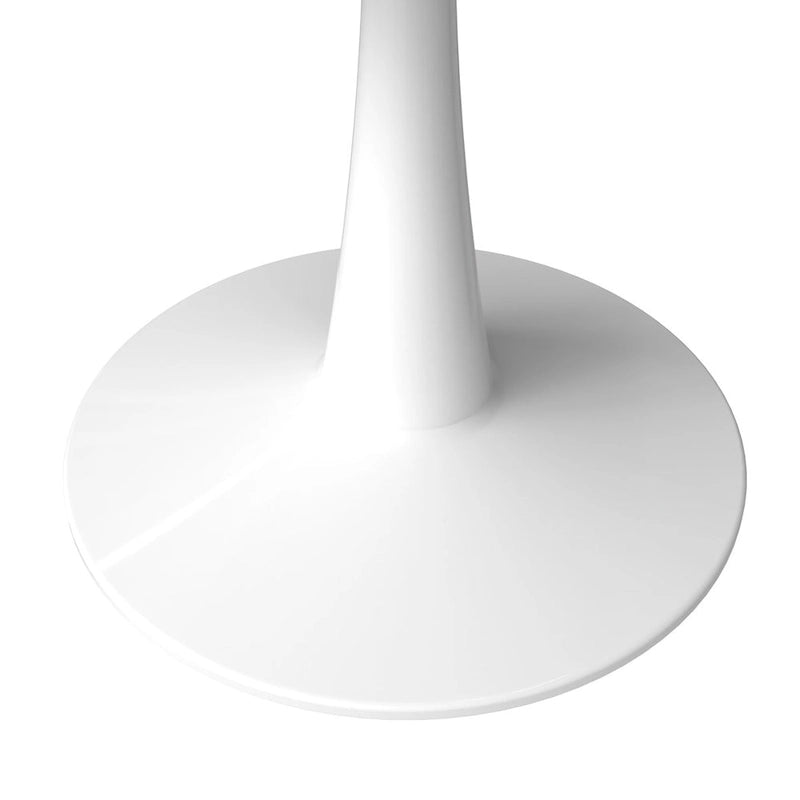 Steel Round Dining Table 40" with Pedestal Base