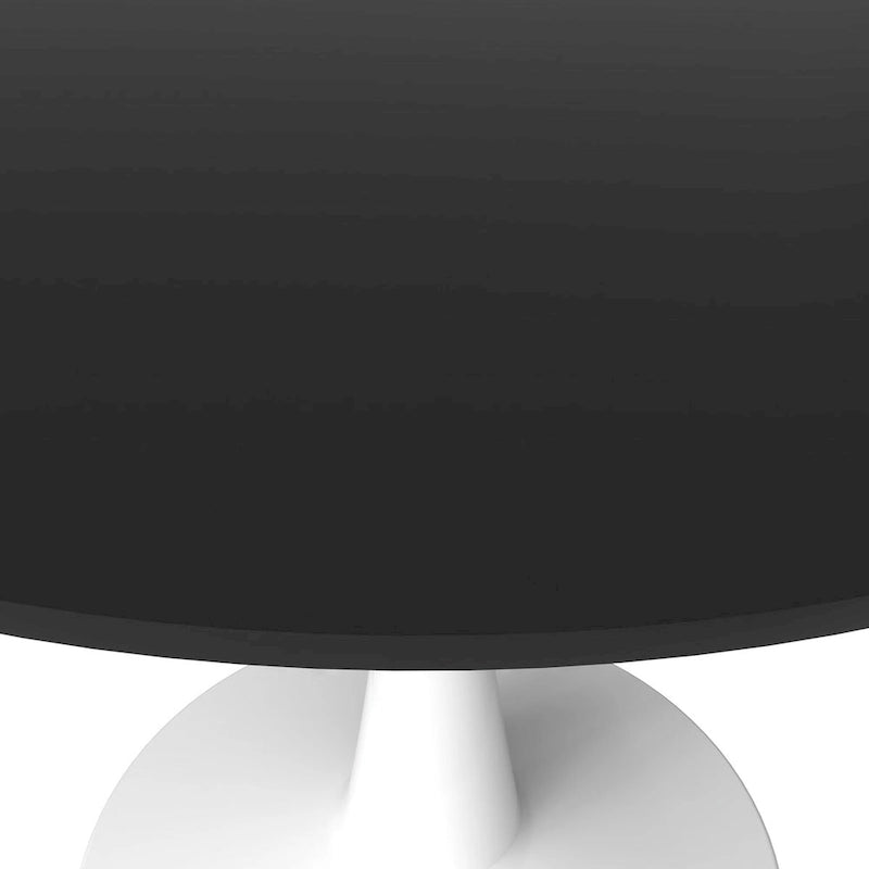 Steel Round Dining Table 40" with Pedestal Base