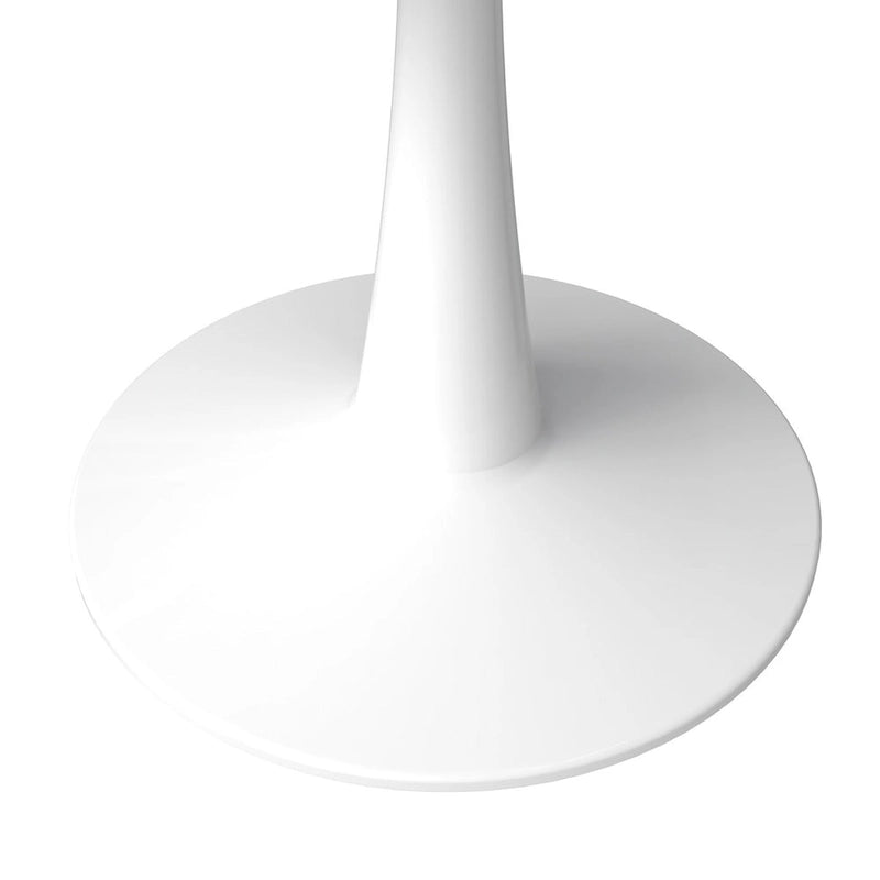 Steel Round Dining Table 40" with Pedestal Base